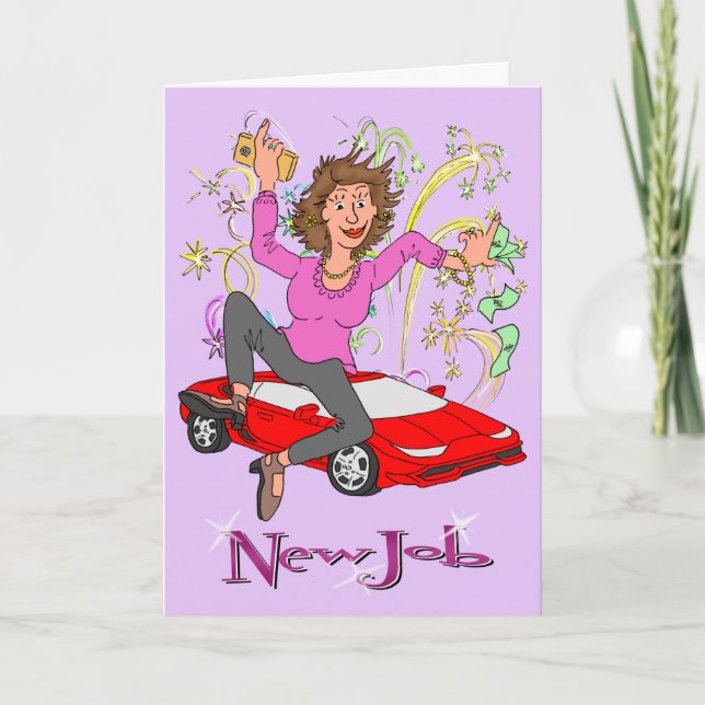 Nouveau job pour la carte femme (Devant)