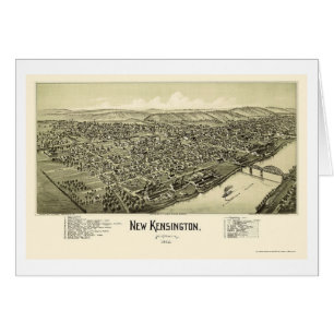 Nouveau Kensington, carte panoramique de PA - 1902