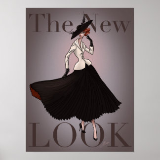 Nouveau look Fashion Poster