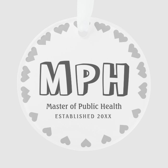 Nouveau Maître d'ornement personnalisé de santé pu (devant)