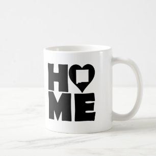 Nouveau-Mexique Accueil Coeur État Mug ou Voyage M
