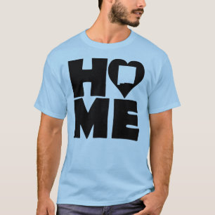 Nouveau-Mexique Accueil Heart State Tees T-Shirt