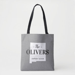 Nouveau-Mexique Famille Monogramme Sac fourre-tout
