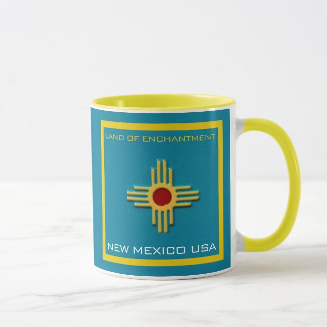 Nouveau-Mexique Pays de l'enchantement café Mug (Droite)