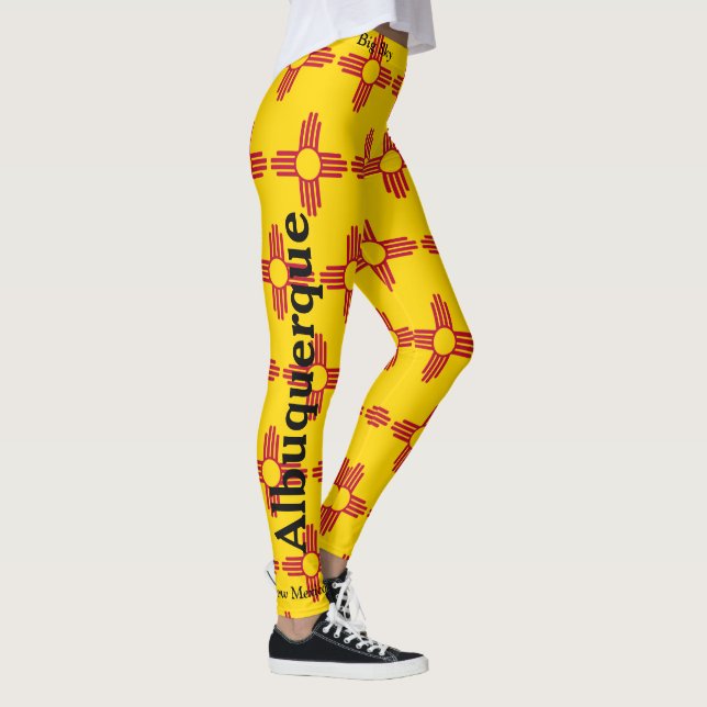 Nouveau-Mexique Père Noël Fe Leggings Running Pant (Droite)