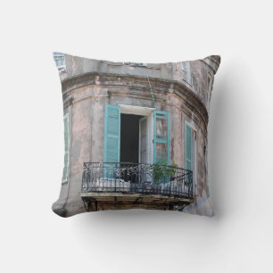 Nouveau-Orléans French Quarter Balcony Coussin pho