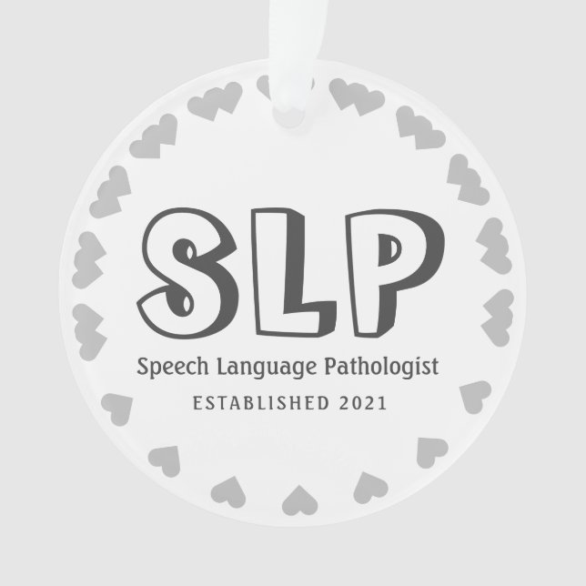 Nouveau Pathologiste du langage vocal personnalisé (devant)