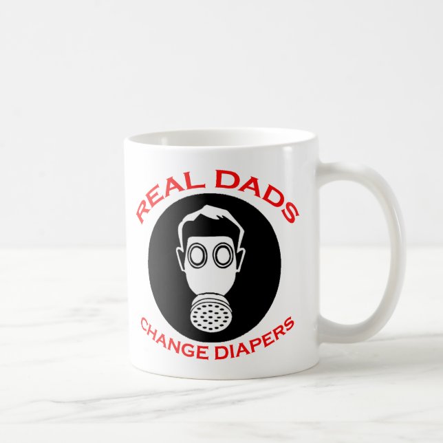 Nouveau père : Vraies tasses de café de (Droite)