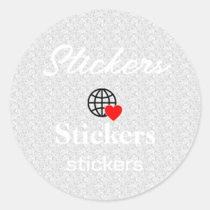 Nouveau personnalisation Stickers Logo Texte