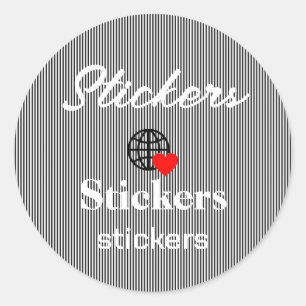 Nouveau personnalisation Stickers Logo Texte