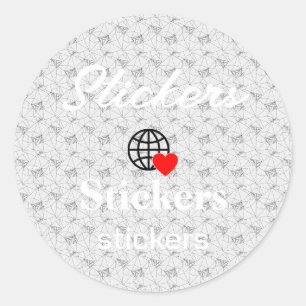 Nouveau personnalisation Stickers Logo Texte