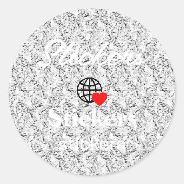 Nouveau personnalisation Stickers Logo Texte (Devant)