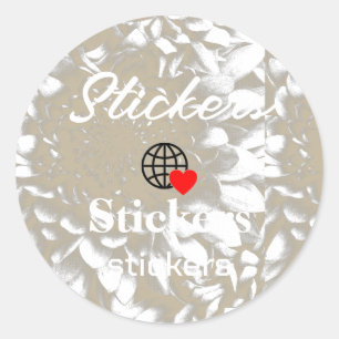 Nouveau personnalisation Stickers Logo Texte