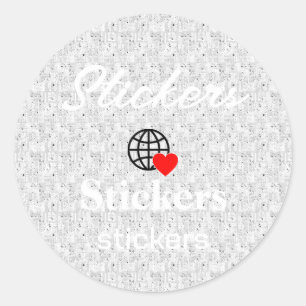 Nouveau personnalisation Stickers Logo Texte