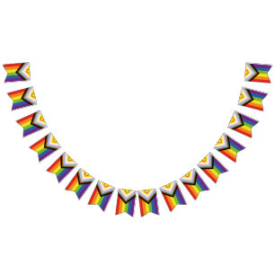 Nouveau Progrès Fierté Drapeau Bannière Bannière L