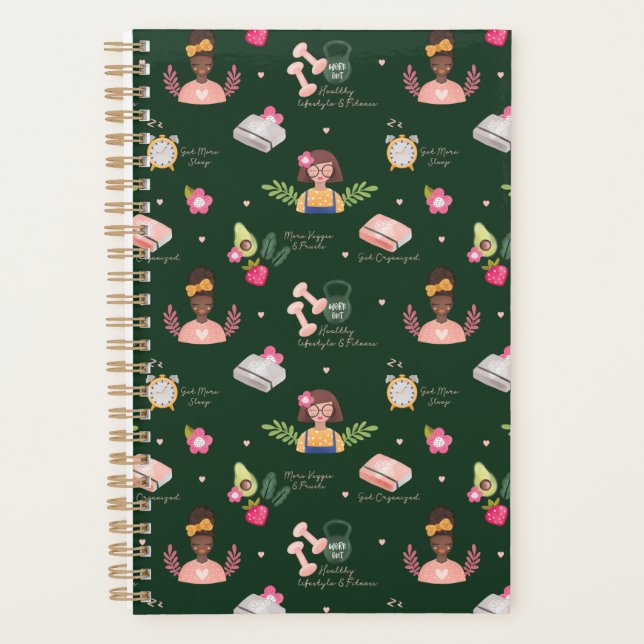 Nouveau | Résolutions du Nouvel An Girly Illustrat (Devant)