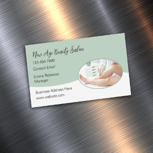 Nouveau salon de soins de la peau de beauté Cartes