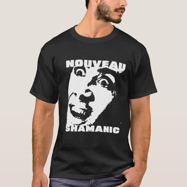 Nouveau Shamanic Vampire Cage Face T-Shirt (Front)