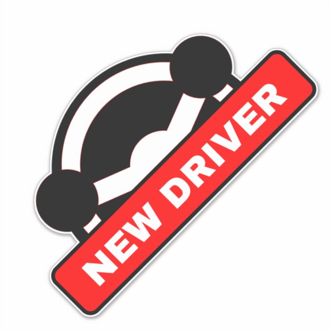 Nouveau Sticker pour conducteur pour voitures & ca (Devant)