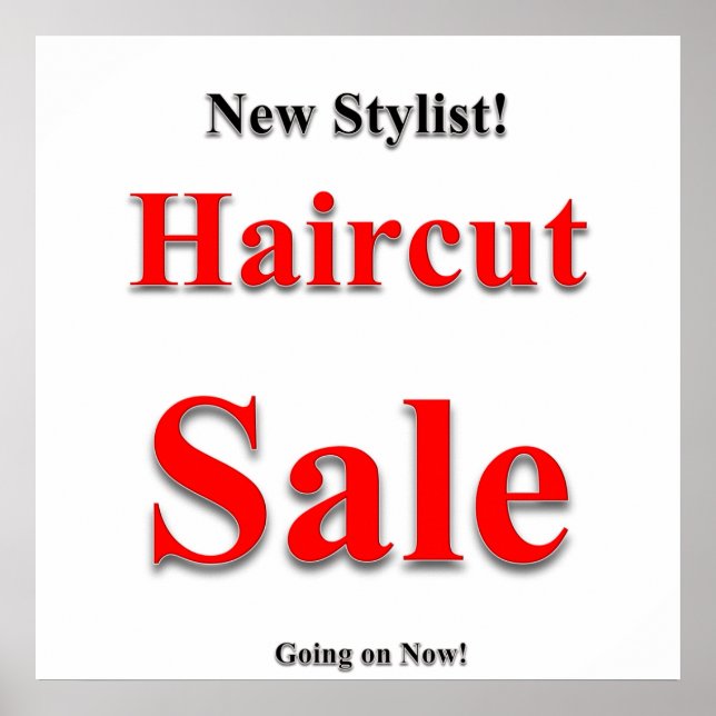 Nouveau Stylo Haircut Vente Poster Matte (Devant)