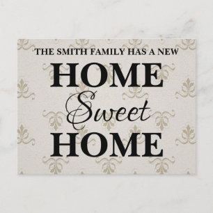 Nouveau Sweet Home Moving Faire-part
