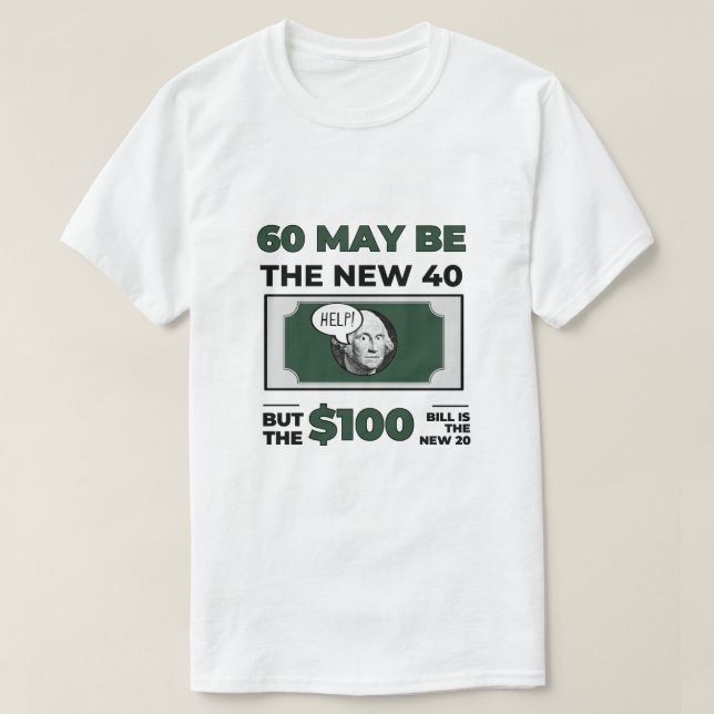 Nouveau T-shirt de la facture de 100 $ (Design devant)