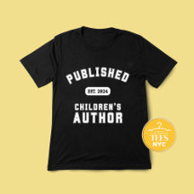 Nouveau T-shirt de l'auteur publié