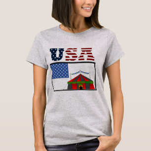 Nouveau T-Shirt Drapeau USA