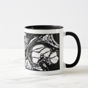 NOUVEAU !  Tasse croisée d'impression de bloc de