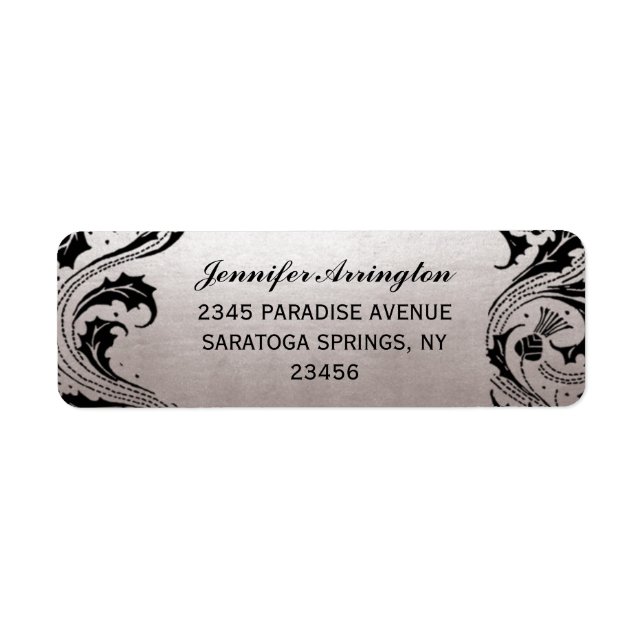 Nouveau Timbres pour mariage de rêve - Argent et N (Devant)