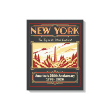 Nouveau York Art Déco 250e anniversaire de l'Améri