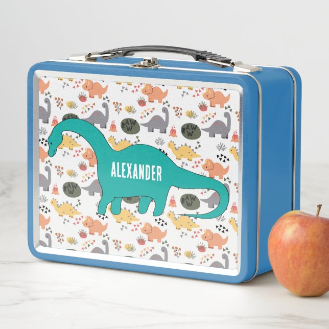 NOUVEAUTÉ ! Lunchbox - Dinosaures (ajouter le nom) (En situation)