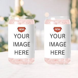 NOUVEAUTÉ ! Verre - Forme de boîte - 16 oz - Ensem