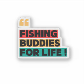 nouveaux autocollants de pêche