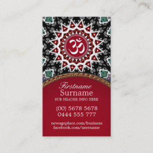 Nouveaux cartes de visite d'âge de yoga blanc de
