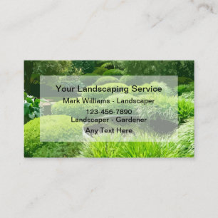 Nouveaux Cartes de visite paysagers