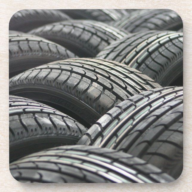 Nouveaux Dessous de verre de pneus (Devant)
