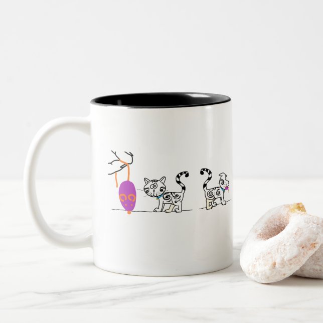 Nouveaux jouets pour chats - tasse (Avec donut)
