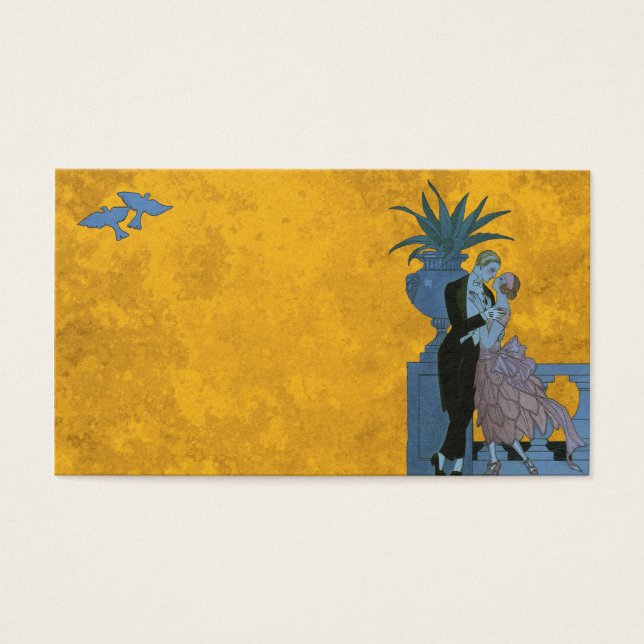 Nouveaux mariés Art Déco vintage, Danse Mariage d' (Devant)