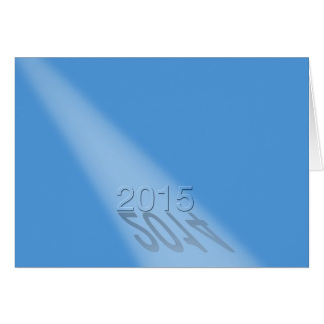 Nouvel An Bleu 2015 (Devant horizontal)