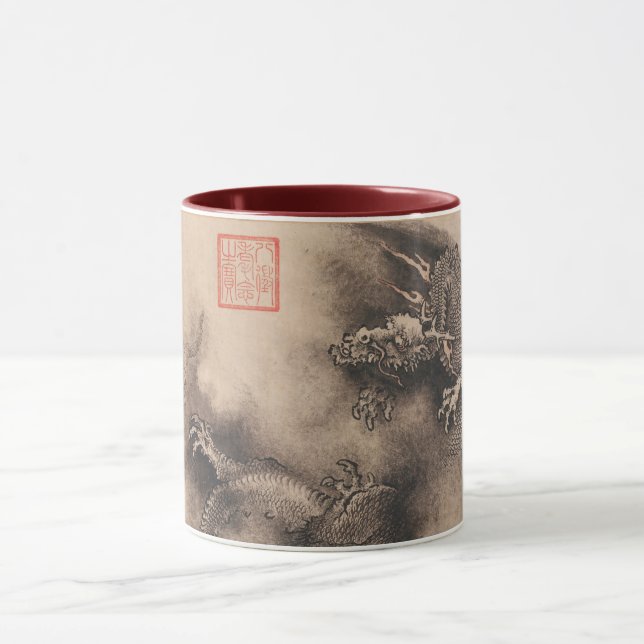 Nouvel An chinois 2024 Dragon Peinture Mug 1 (Centre)