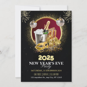Nouvel An Eve Party Invitation