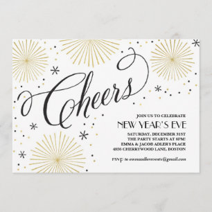 Nouvel An, fête du Nouvel An, invitation