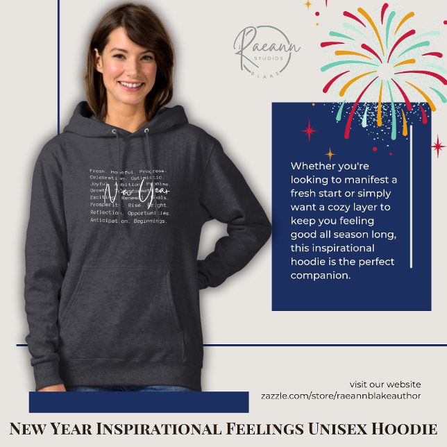 Nouvel an Sentiments inspirants Unisex Sweat - shi (Créateur téléchargé)