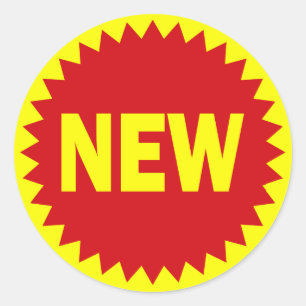 Nouvel autocollant de ventes au détail