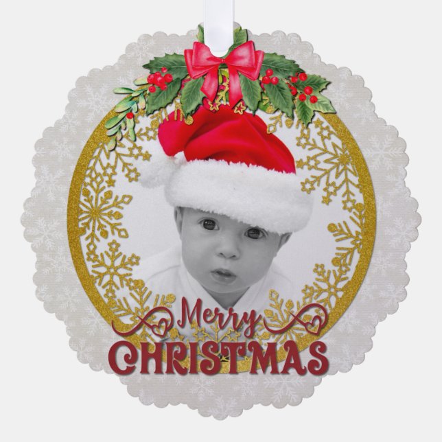 Nouvel état de naissance de bébé Noël, Faire-part  (Recto)