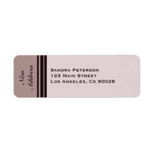 Nouvelle adresse