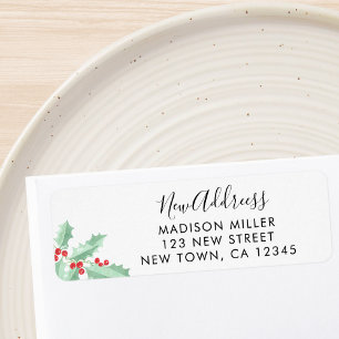 Nouvelle Adresse Adresse de Retour de Noël