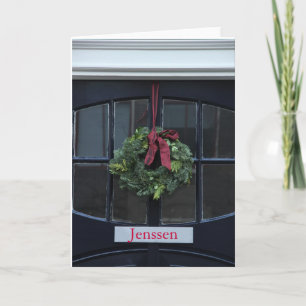 Nouvelle adresse Carte de Noël - Ajouter votre nom