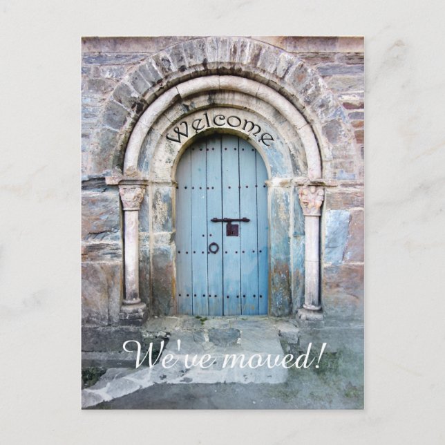 Nouvelle adresse - Carte postale de la maison ou d (Devant)